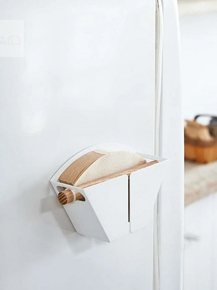 

1pc Coffee filter paper shelf base box for V60 Refrigerator magnet easy take preservation