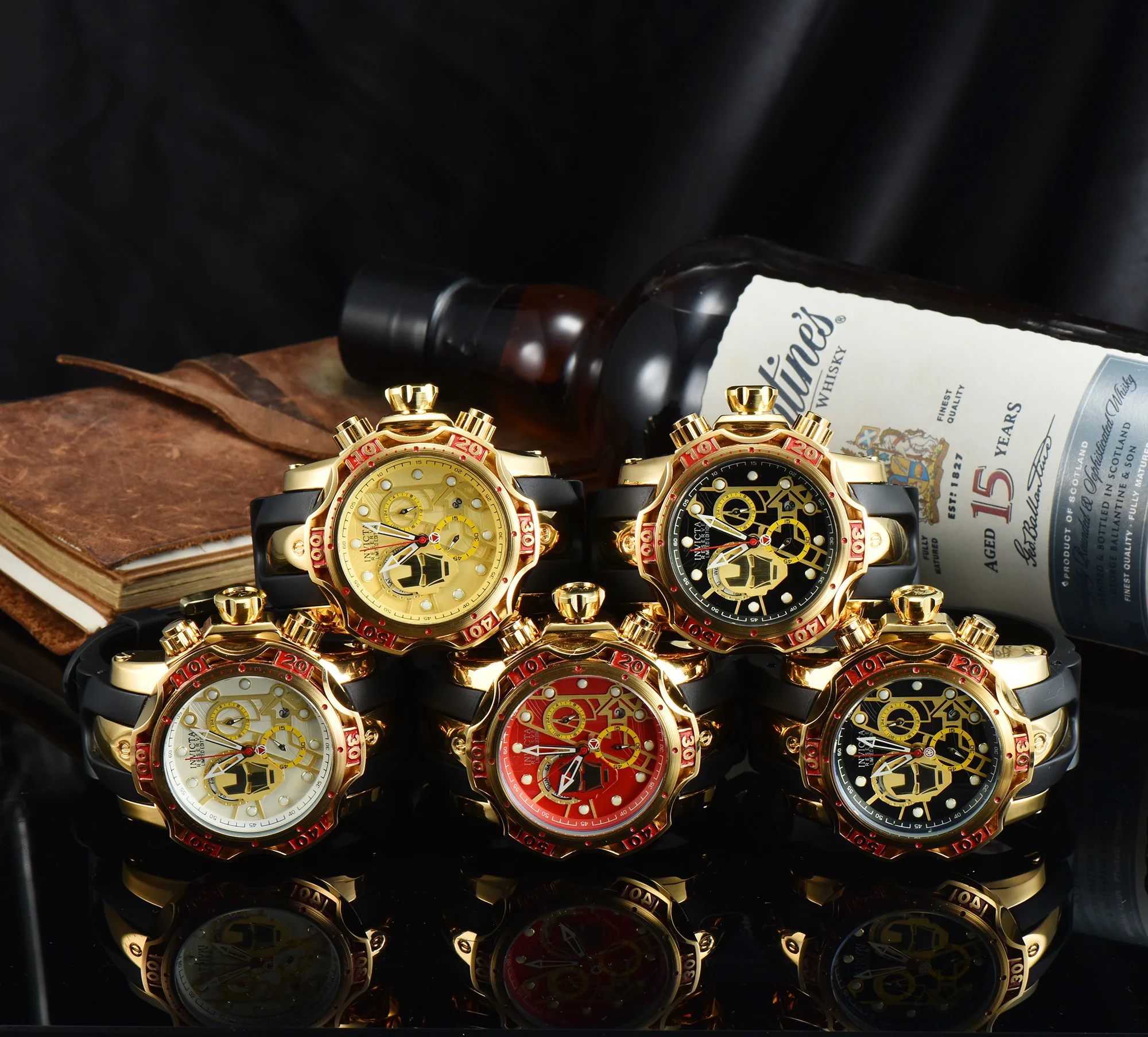 

New Full Function Watch Casual Waterproof Quartz Watches for Men Calendar Wristwatch Mens Limited Edition Brand Luxury Watch Box