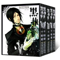 5 books black butler vol 1 5 japan youth teens adult sci fi fantasy science mystery suspense manga comic book chinese