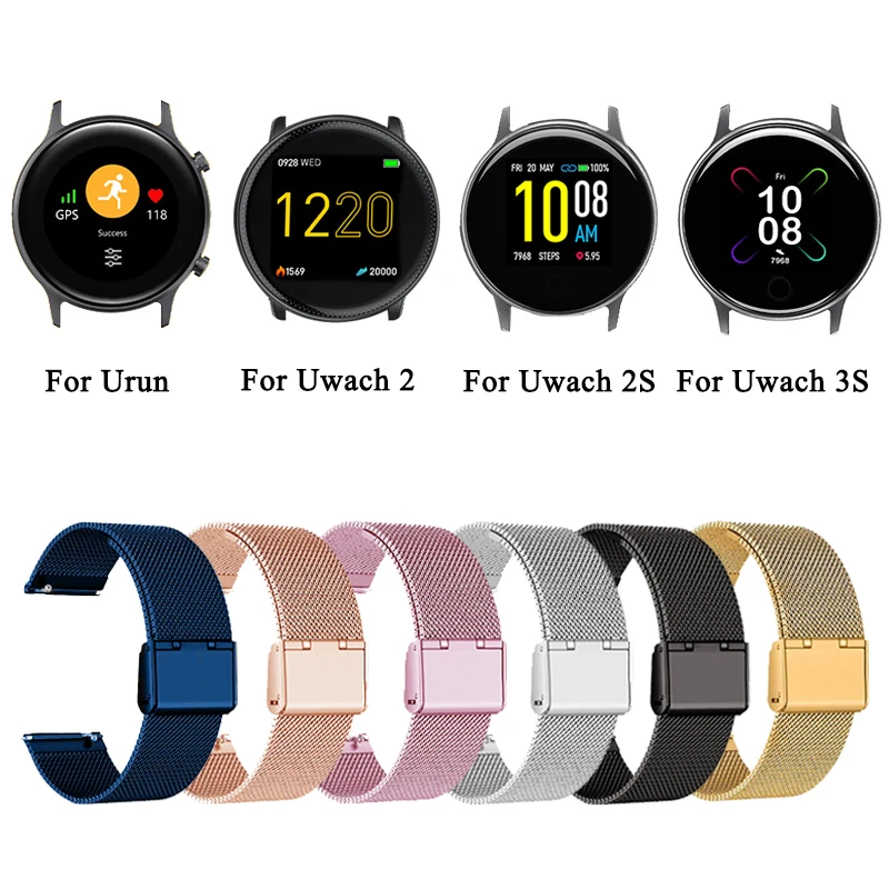 Ремешок для Umidigi Uwatch/Uwatch 2S металлический браслет Uwatch 3s/Uwatch 2/Urun S Карлос Корреа