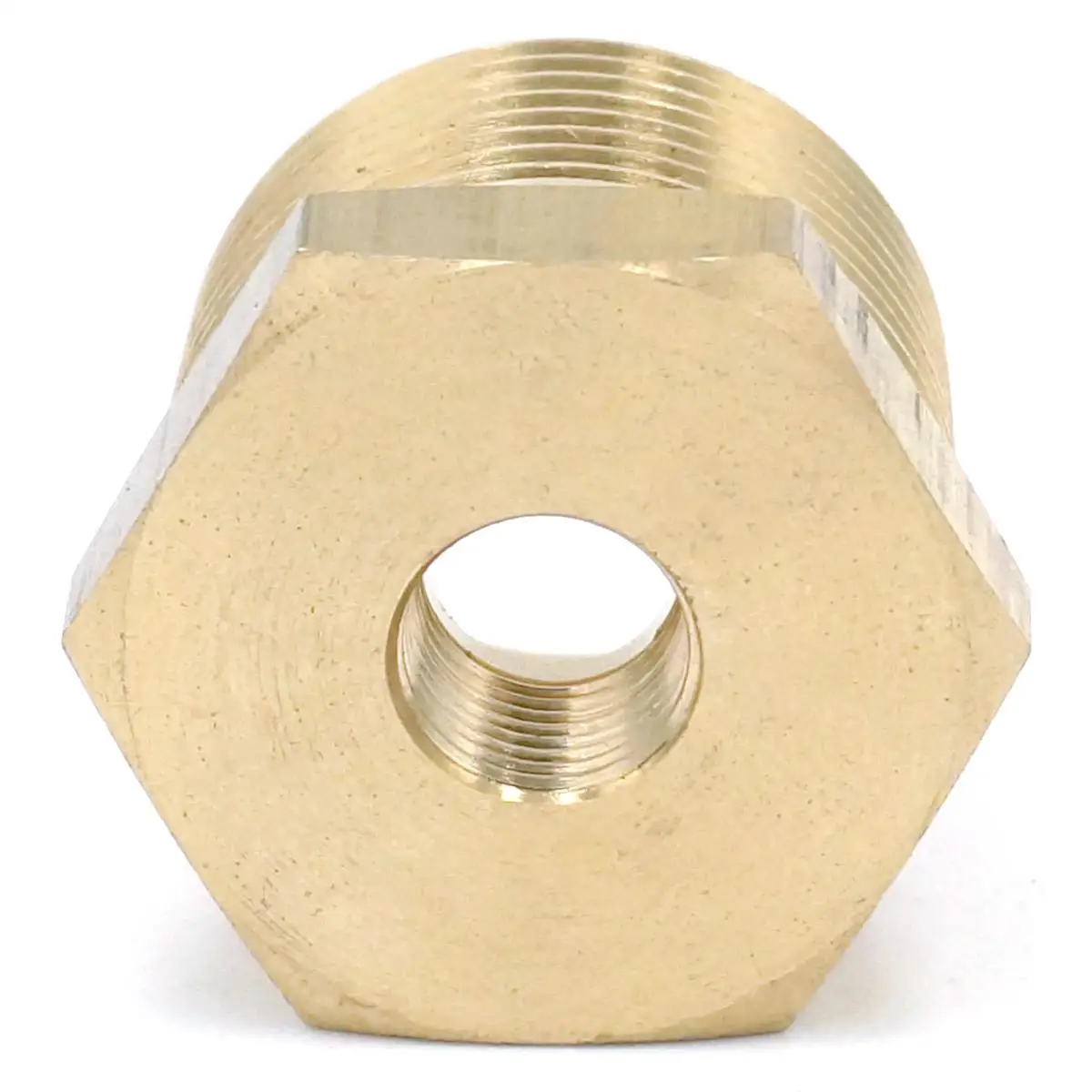3/4&quot BSPT Male x 1/8&quot NPT Female Reducing Bushing Brass Pipe Fitting Connector Adapter Air Gas Fuel Water Pressure 229 PSI |