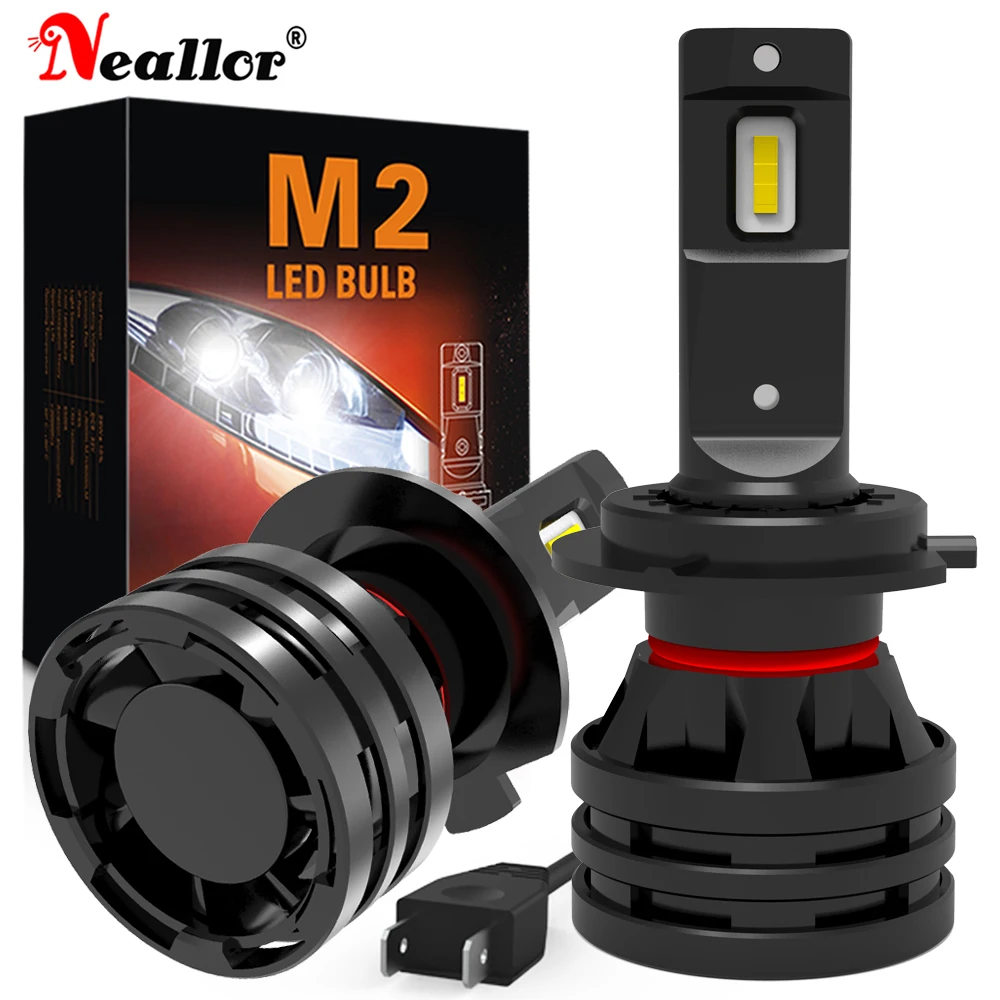 

2x Led Car Headlights Bulbs H4 H7 H1 H3 H11 H8 H9 9005 9006 HB3 HB4 9012 HIR2 6500K Waterproof External Power Auto Lamp White