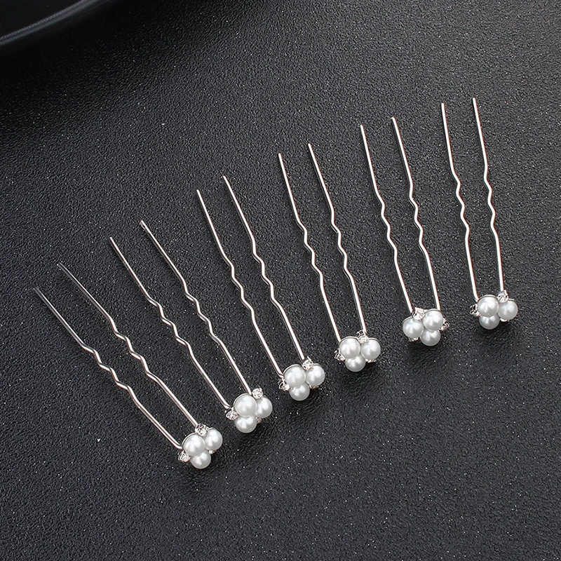 

Hair Sticks Gold Silver Plated U Shape Hair Pins Needles Setting DIY Accessories For Jewelry Making Women Hair Clip