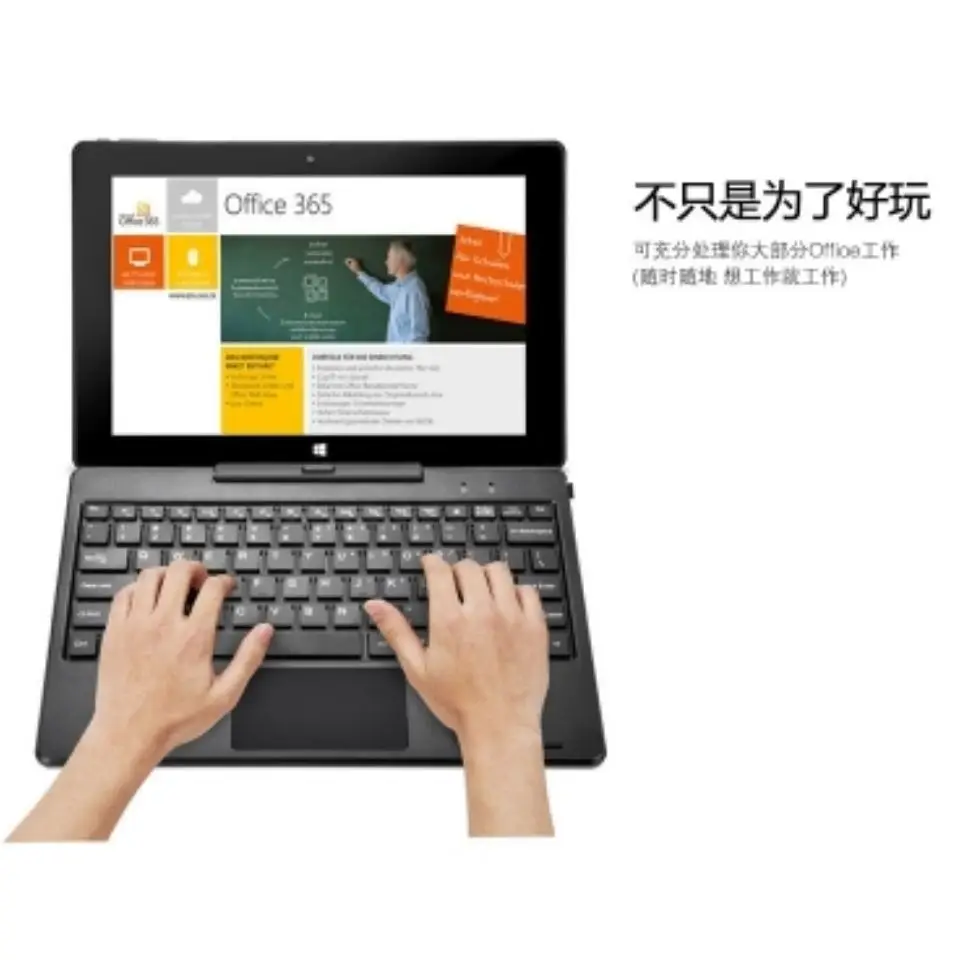 10,1 дюймовый планшетный ПК с Windows 10 Intel Cherry Trail-T3 Z8350 Четырехъядерный 4 Гб ram 32 ГБ rom type-C 2 в 1 планшет с клавиатурой 6000 мАч