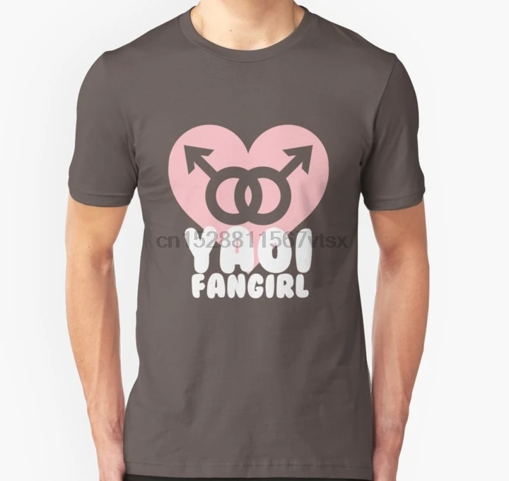 Мужская футболка с коротким рукавом Yaoi Fangirl! Футболка унисекс Для женщин