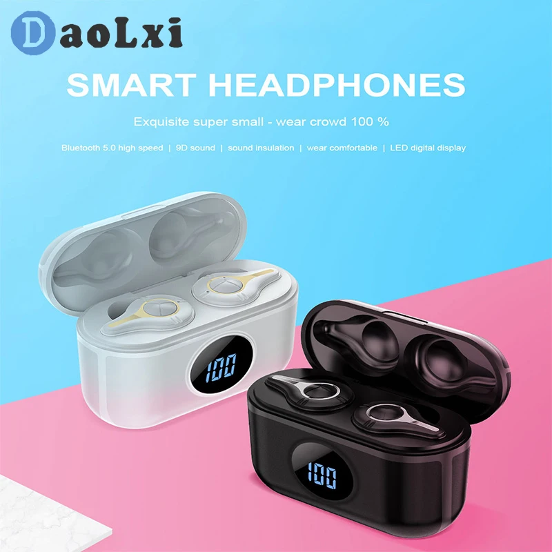 Беспроводные Bluetooth наушники hi fi звук игровые беспроводные вкладыши