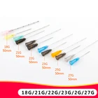 Одноразовые иглы с зазубренными концами 18 г 21 г 22 г 23 г 25 г 27 г 30 г, шприцевые иглы с зазубренными концами, 2 шт.упак. * 10 упаковок
