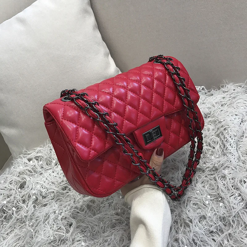 Роскошная классическая женская сумка известного бренда через плечо из