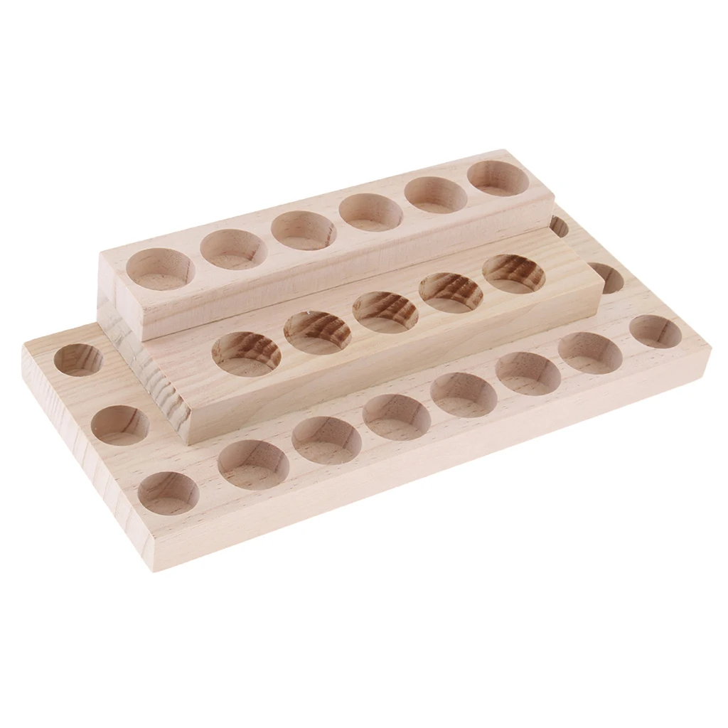 23 слотов деревянный эфирное масло Дисплей Органайзер для хранения держатель