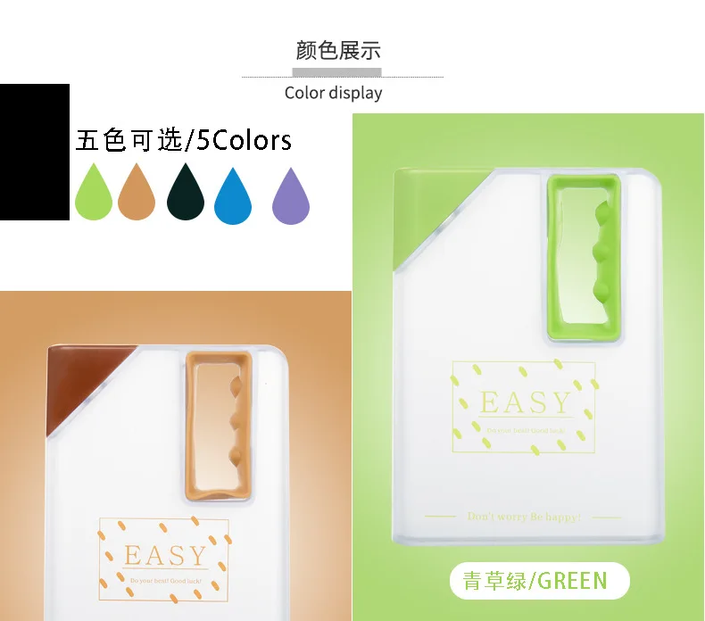 550ML Water Bottle Shaker Sport Bottle Plastic Portable Memo Notebook Paper Water Bottle Creative Travel Sports Flat Kettle
