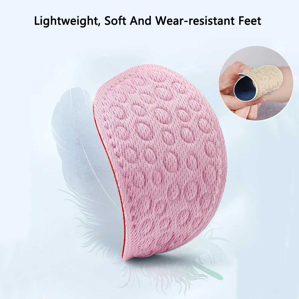 Breathable Forefoot Pads for Shoes Inserts Women High Heels Memory Foam Sponge Massage Shoe Cushion Pain Relief Foot Care Pad