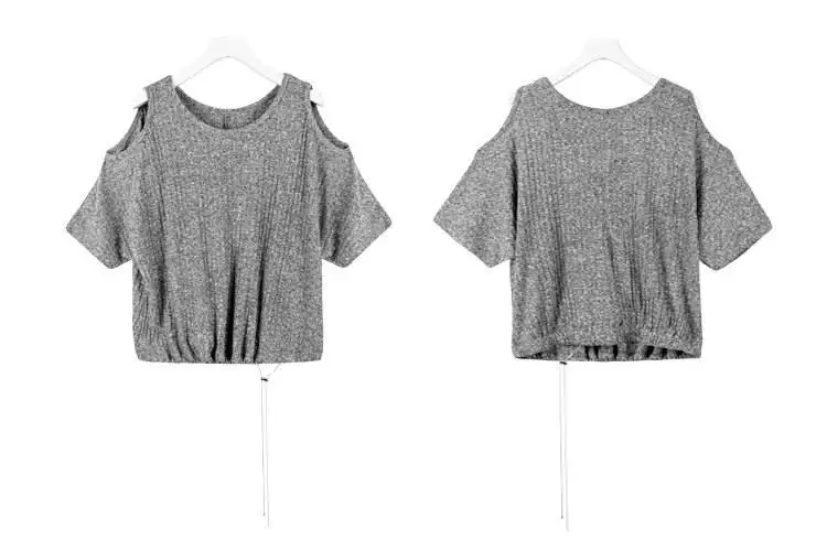 

T Shirt Women Clothes 2020 Fashion Tee Top Fashion gray Cotton Ladies Tee Shirt korean clothes