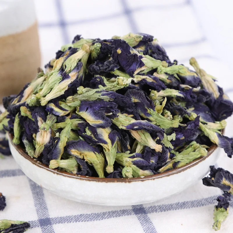 Синяя бабочка топ горох чай цветок повышает пищеварение анти спирт здоровье