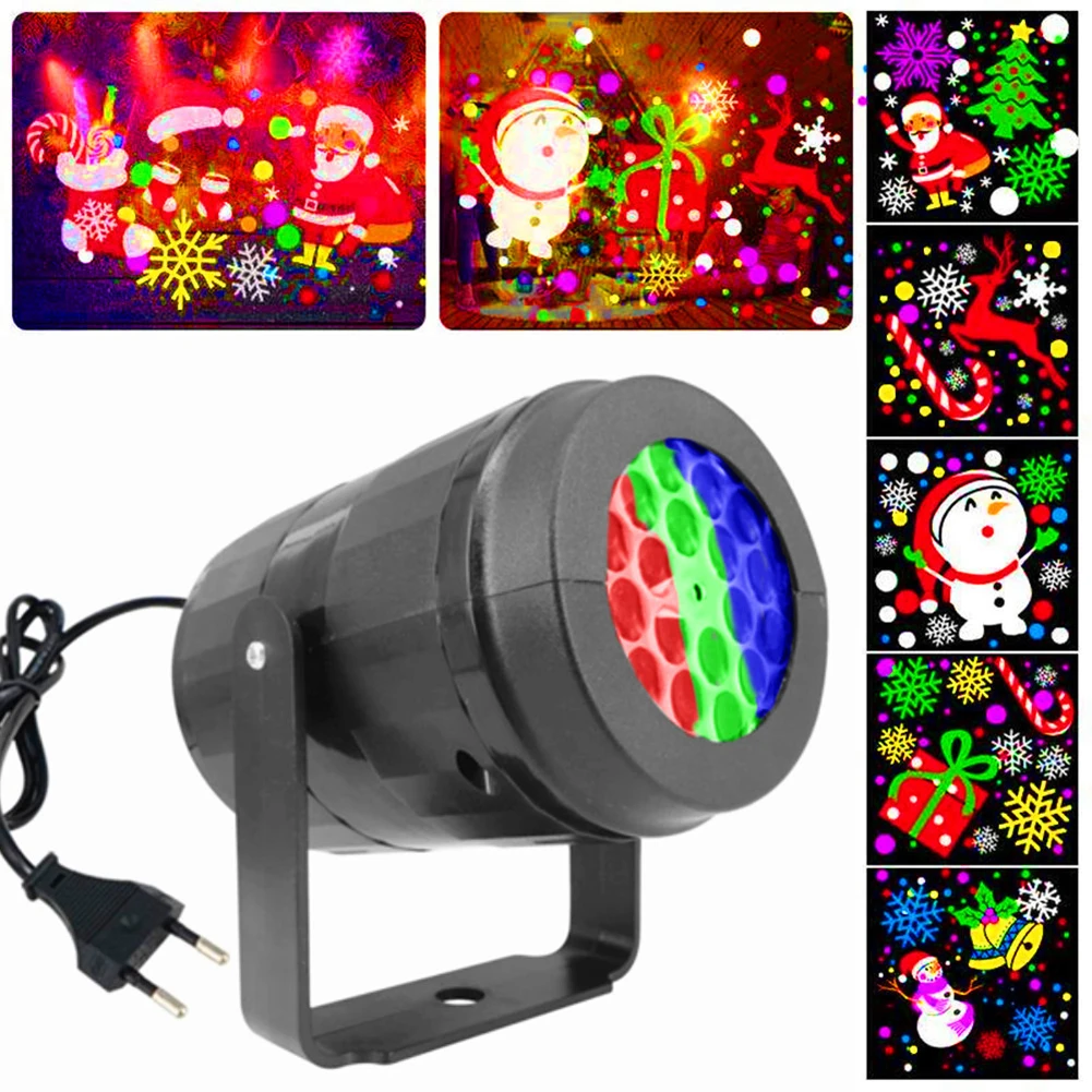 

LED Snowflake Projection Lights Garden Outdoor Lawn Courtyard Moving Snow Projector Lamps Outdoor Party Decoration