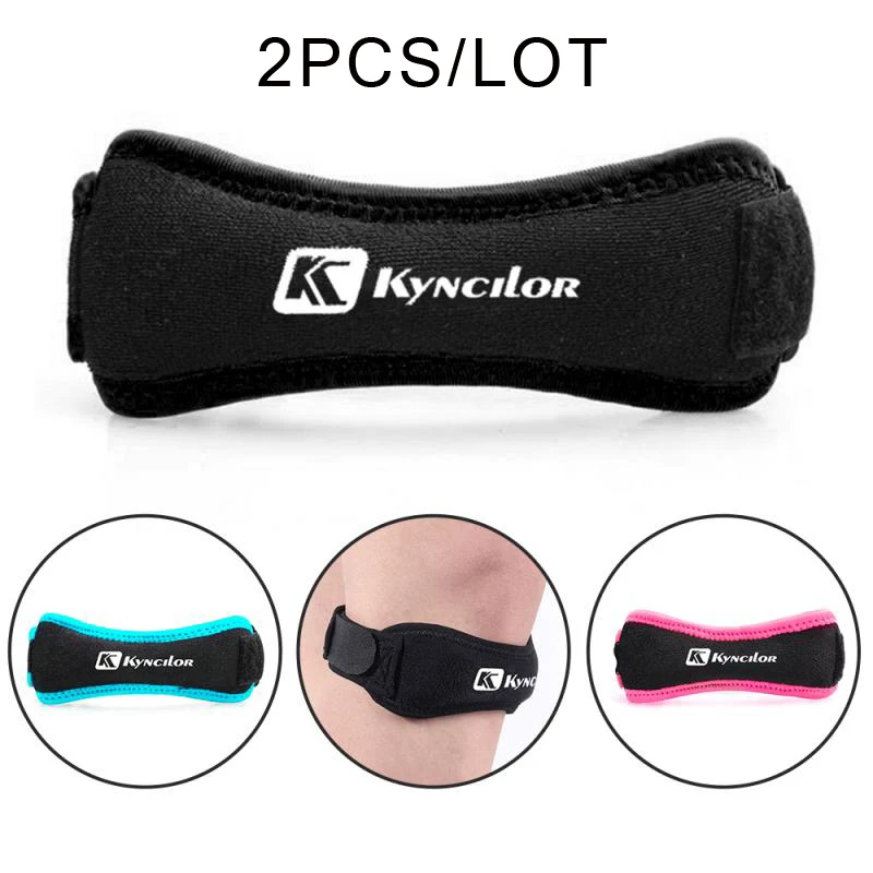 

2pcs/lot Adjustable Patella Belt Left And Right Knee Tendon Strap Knee Brace Breathable Kneecap Sports Pad Belted Outdoor Tool