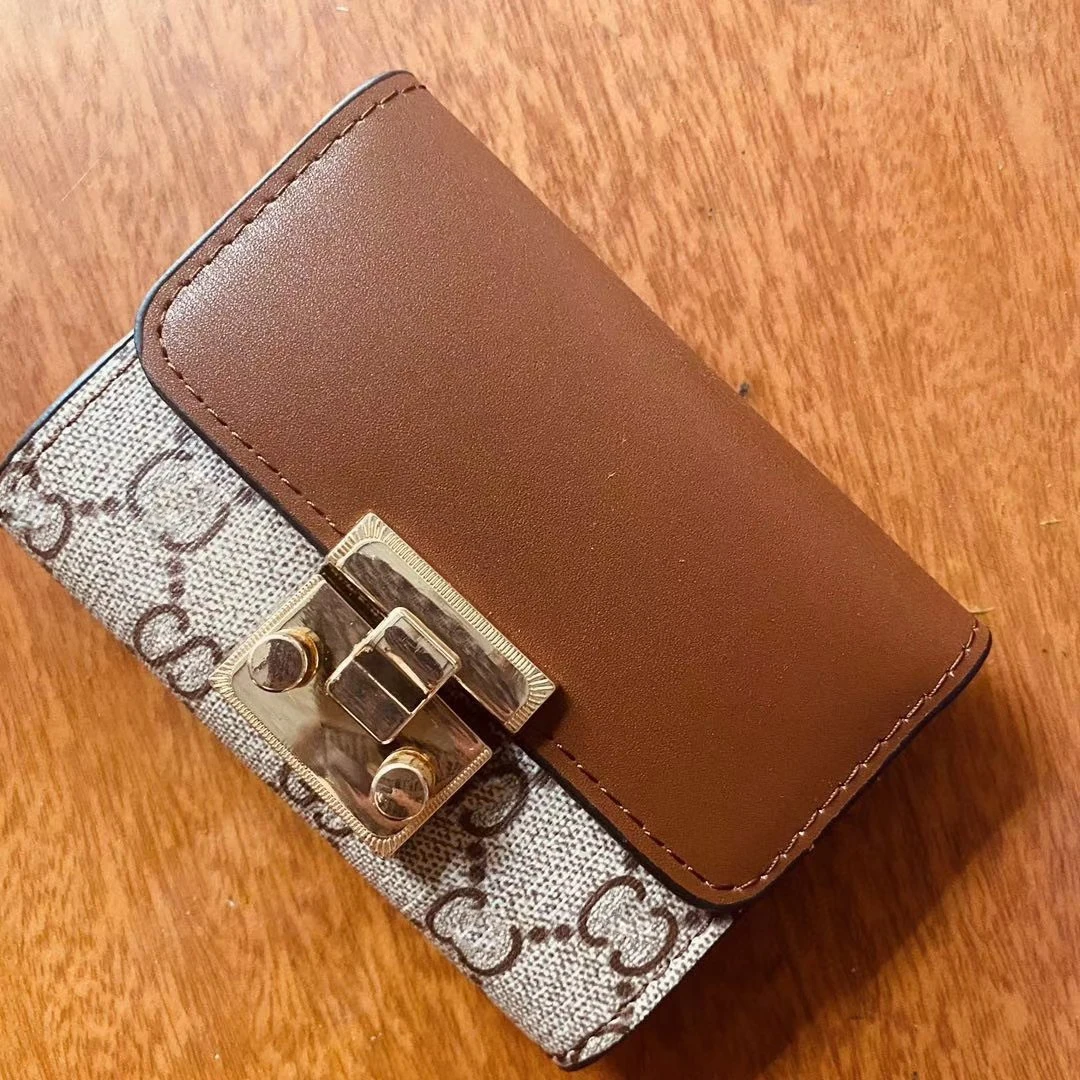 

Luxury brand new classic retro ladies wallet business men wallet G mark