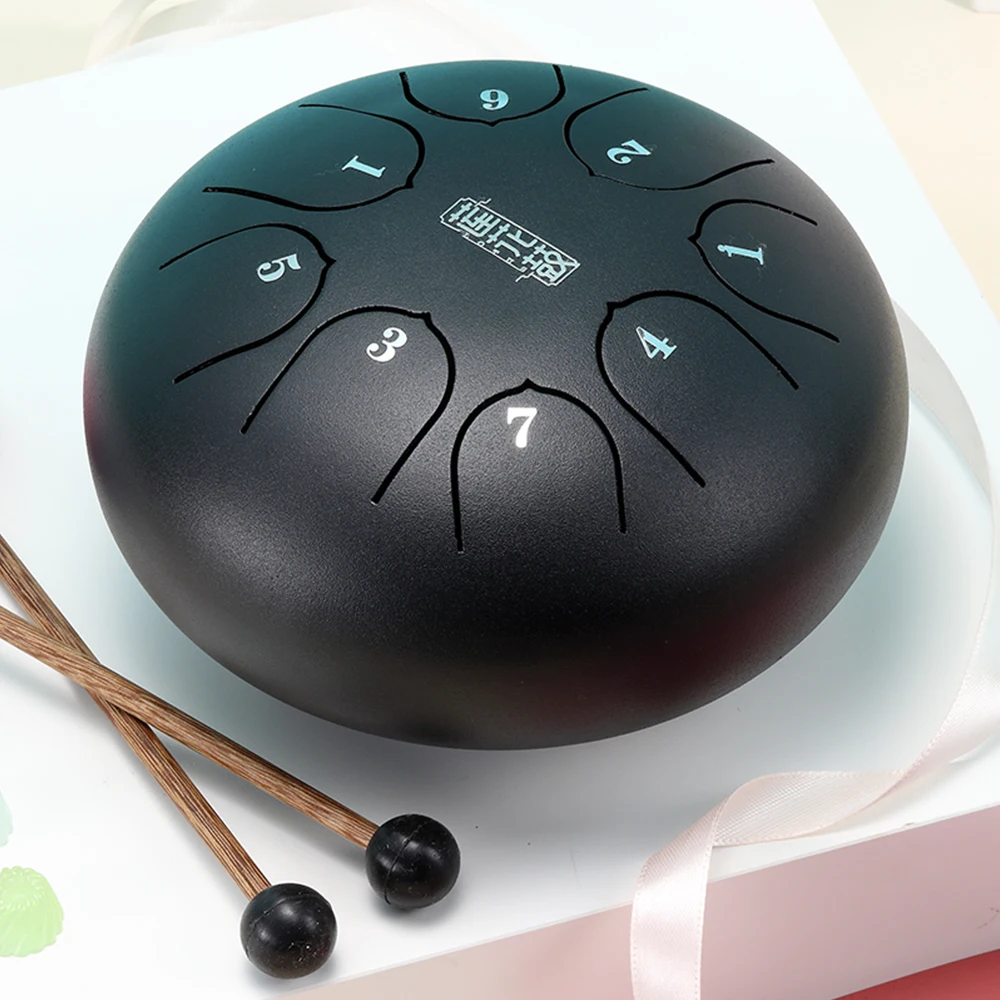 Барабан для языка 6/13 дюйма стальной барабан набор 8 тюнинговых Тамбурин