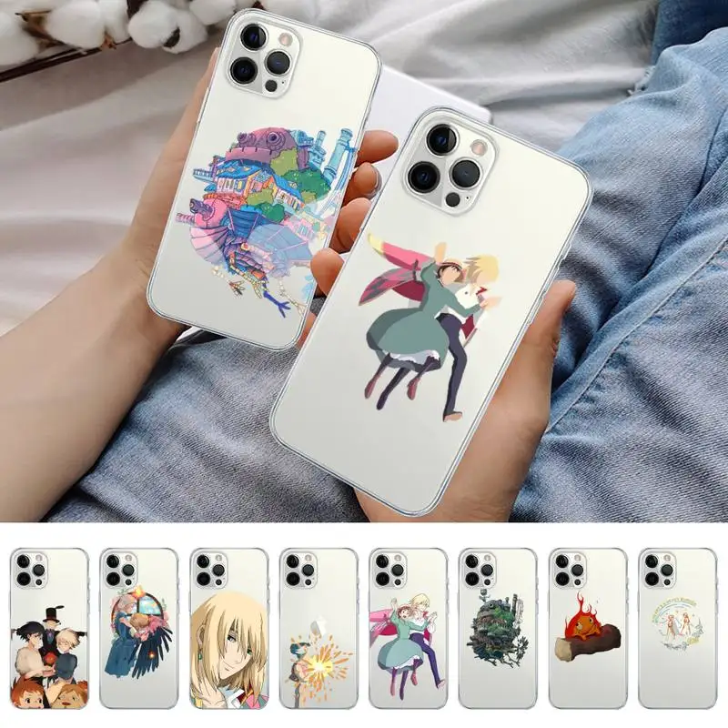 

Howl's Moving Castle Miyazaki Hayao Phone Case for iPhone 11 12 13 mini pro XS MAX 8 7 6 6S Plus X 5S SE 2020 XR case