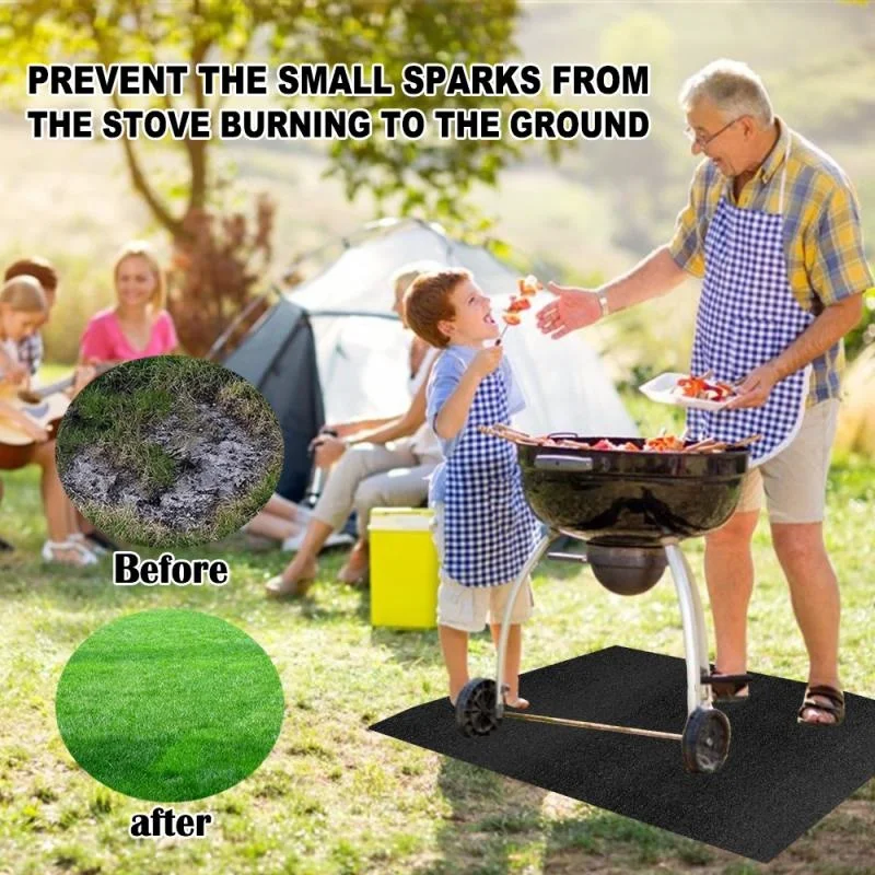 

Fireplace Brazier Fireproof Mat Outdoor Barbecue Protective Mat Heat Resistant BBQ Tools barbacoa bakeware set accessories grill