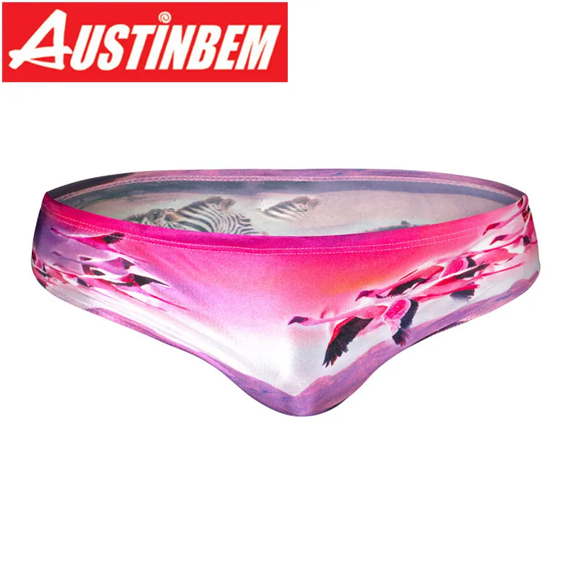 Austinbem Sungas De Praia Ho Для мужчин s 2020 пикантные Цвет Цветочный принт Треугольники