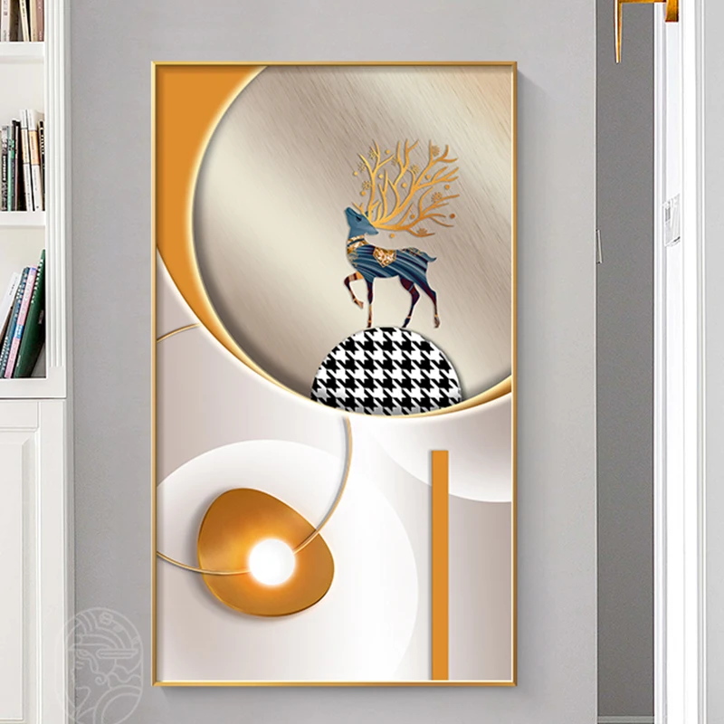 

Modern Abstract Geometric Geometry canvas Painting posters and Home Decoration Prints wall art Pictures For Living room Bedroom