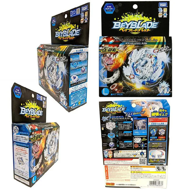 Оригинальные игрушки TAKARA TOMY Beyblade Burst Evolution Metal Fusion Attack Pack GT волчок с пусковым устройством Gyro дети s B-66