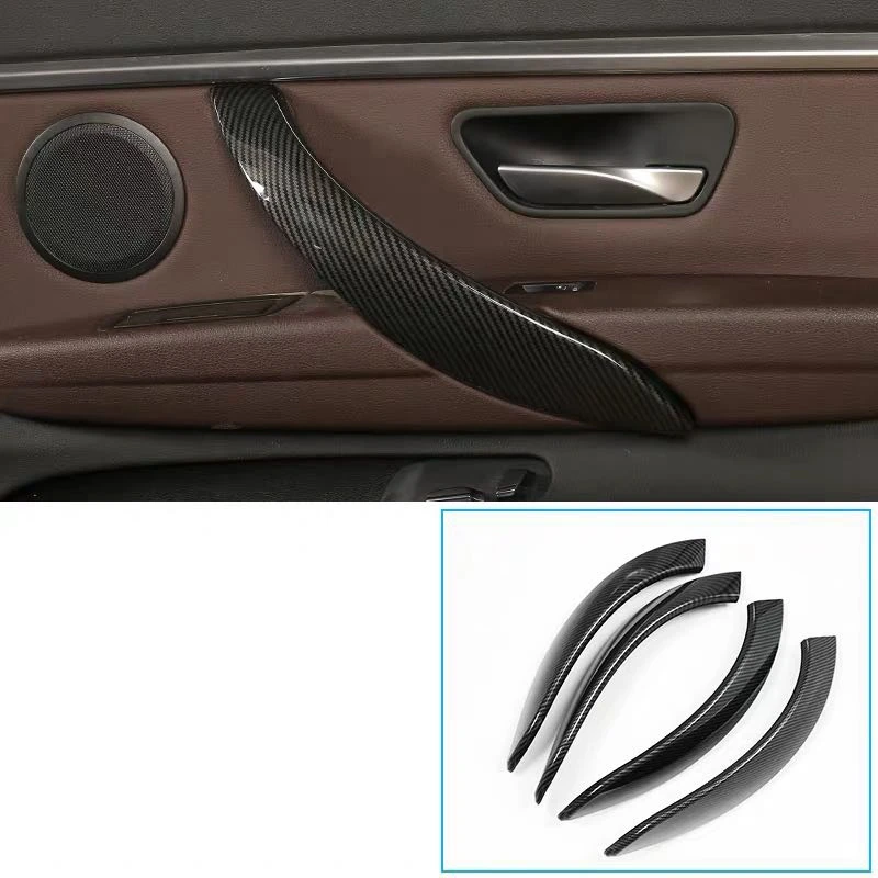 

Отделка Carbon Look накладка на внутреннюю дверную ручку для BMW 3 серии F30 F31 2013-2017 GT F34 14-17 и 4 серии 4 Dr F36 15-17