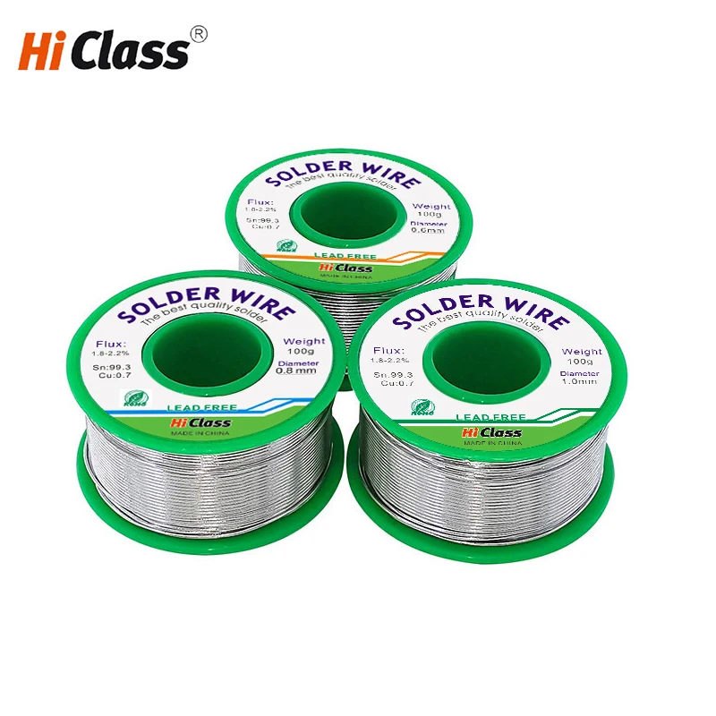

Lead-free solder wire 0.5mm/0.6mm/0.8mm/1.0mm/1.2mm/1.5mm/2.0mm Flux-core solder 50g 100g Rosin solder tin