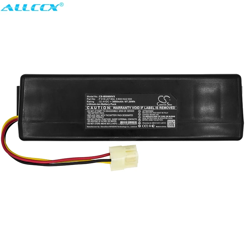Аккумулятор Cameron Sino 3000mAh для Bosch Indego 1000 10C 1100 Connect 1200 1300 13C 1999 3600 800 850|Цифровые аккумуляторы| |