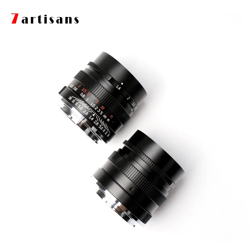 7artisans 35 мм F1.4 полнокадровые Камеры Len для всех отдельных серий SONY E Mount A7 A7II A7R A7RII A7m3