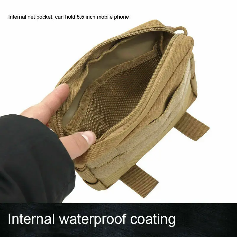 Многофункциональный инструмент EDC Molle на молнии военная тактическая поясная