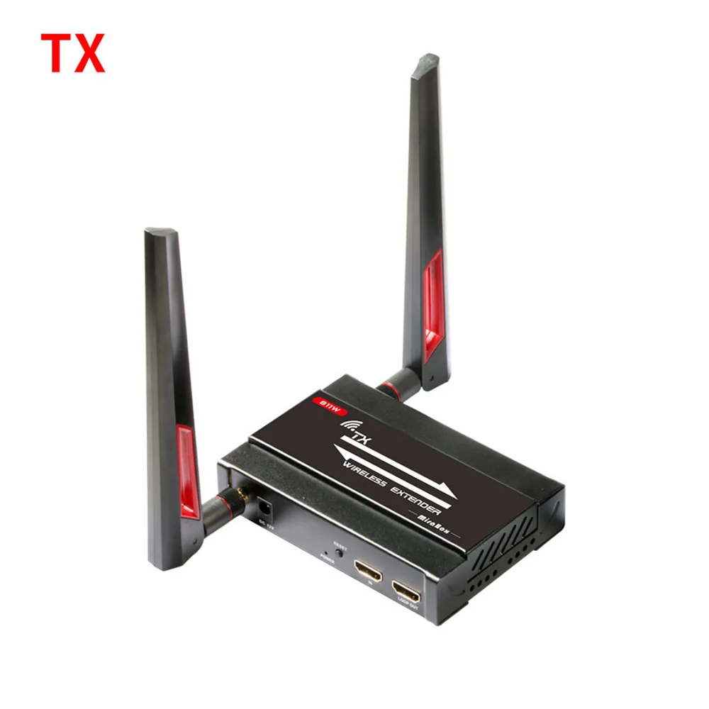 MiraBox 1080P беспроводной HDMI удлинитель 200 м передатчик приемник с поддержкой петли и