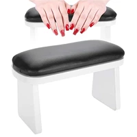 pu leather nail arm rest cushion nail wrist hand rest manicure pillow holder waterproof table mat nail art beauty salon