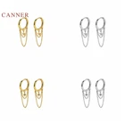 Женские серьги-подвески в виде пентаграммы, из серебра 925 пробы