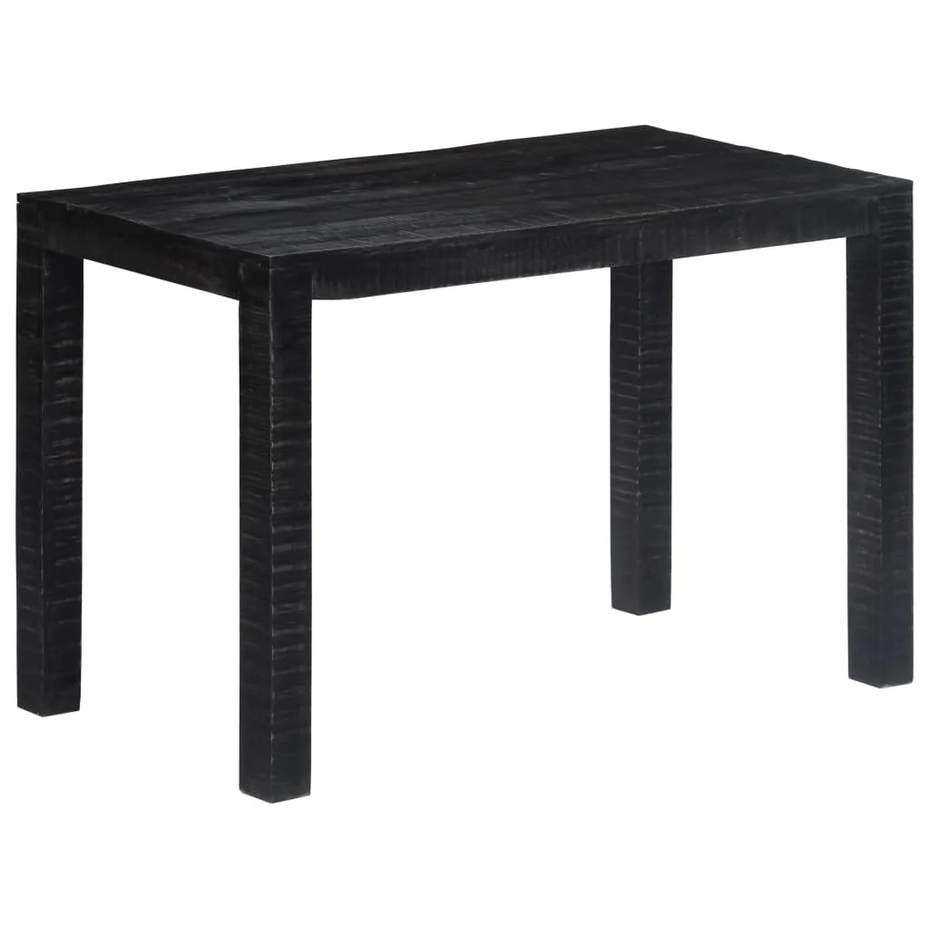 

Dining Table Black 46.5"x23.6"x30" Solid Mango Wood