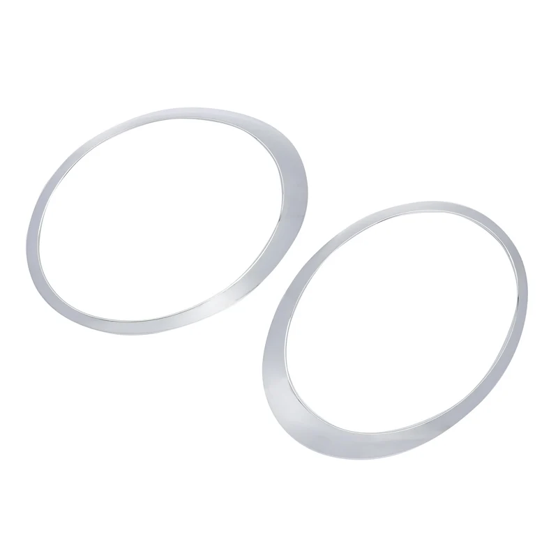 MagicKit Pair Chrome Headlight Trim Ring For 08-12 BMW Mini Cooper R55 R56 R57 | Автомобили и мотоциклы