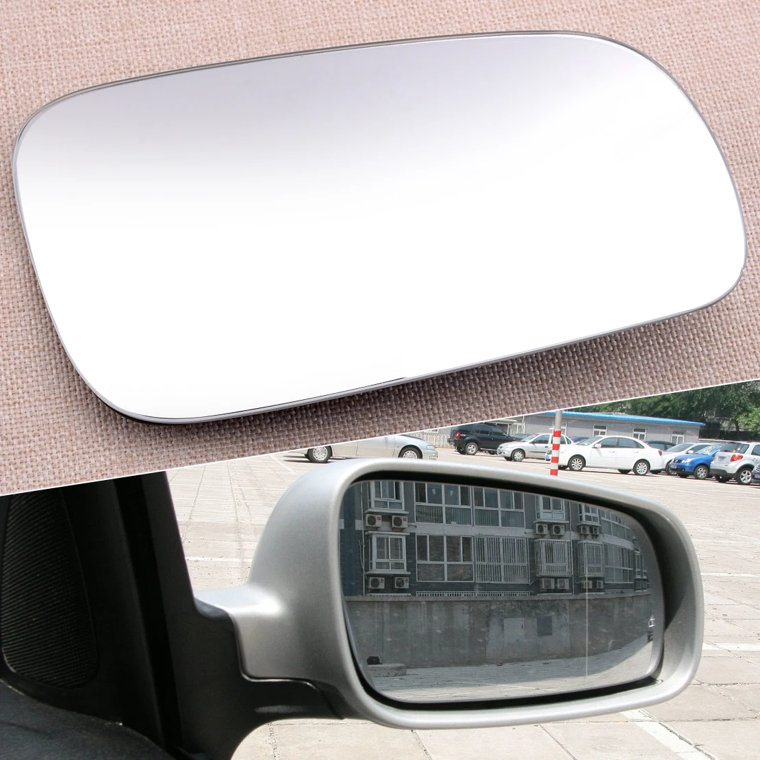 

Car 1J1857522 Right Side Heated Rearview Mirror Glass Fit for VW Jetta Golf MK4 Passat B5 Bora 1999-2001 2002 2003 2004 2005
