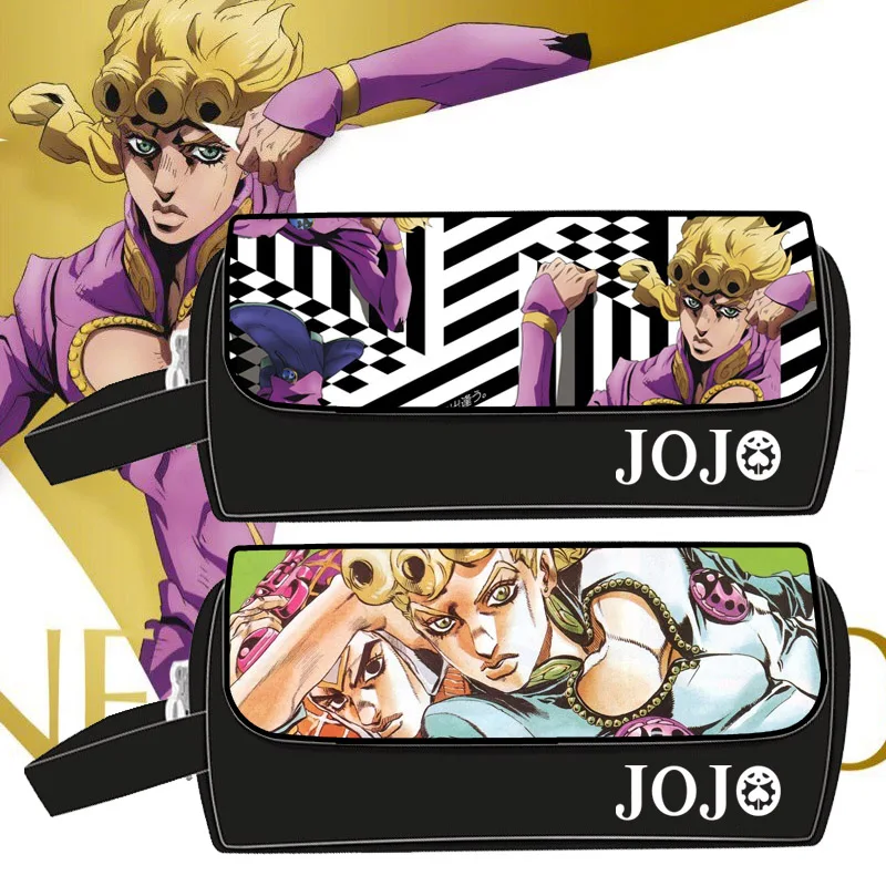 JOJO JoJo Необычные Приключения Золотой ветер Косплей Карандаш Чехол для школьной