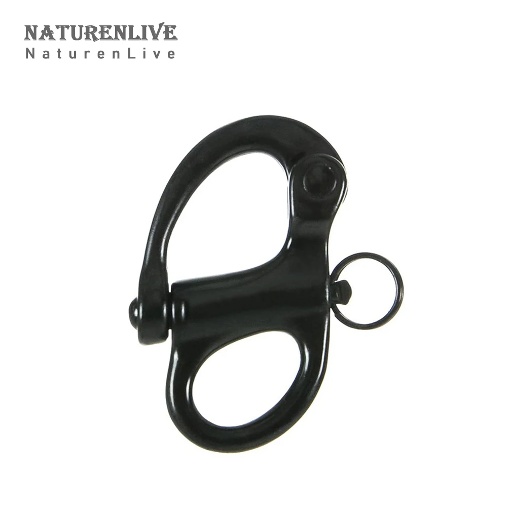 2 шт. черная фиксированная защелкивающаяся Скоба из нержавеющей стали 316