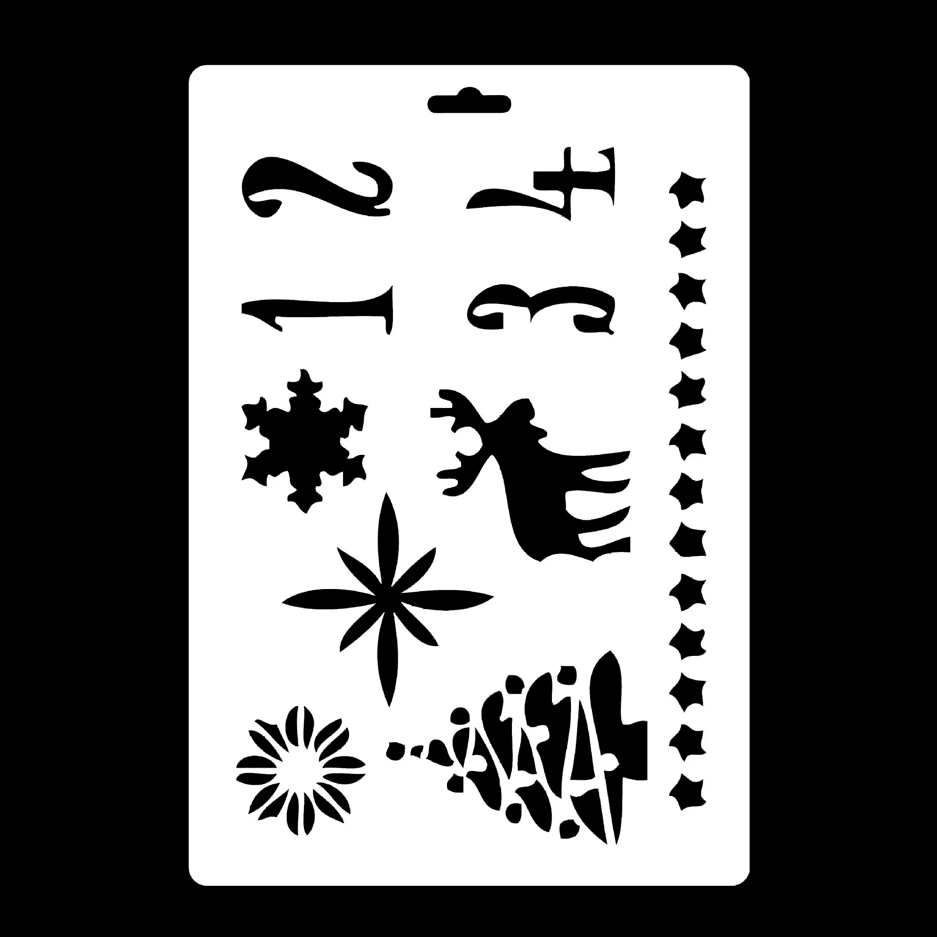 

18*26 Christmas Layering Stencils for Diy scrapbook/photo album Decorative Embossing coloring,painting stencil,home decor