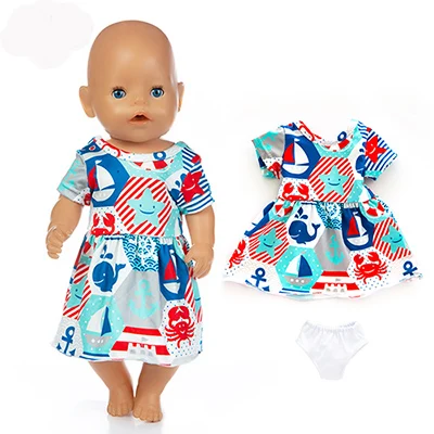 05 Модное платье для 17 дюймов Reborn Baby Doll 43 см для ухода за ребенком для мам Одежда - Цвет: 05