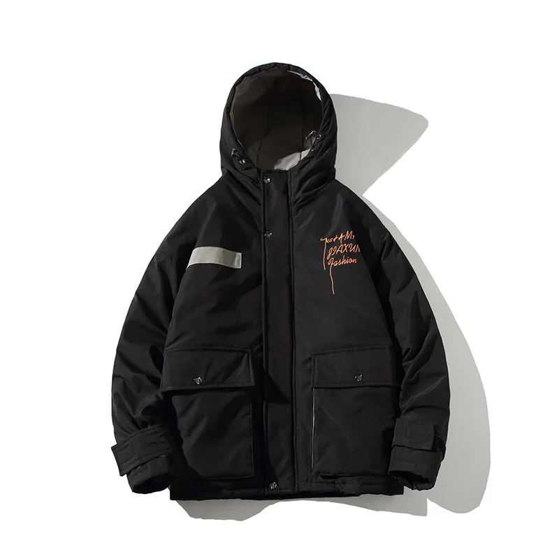 

Men Winter Jacket Thick Stand Collar Parkas 2020 Fashion Male Coat Outwear Windbreaker chaqueta de los hombres