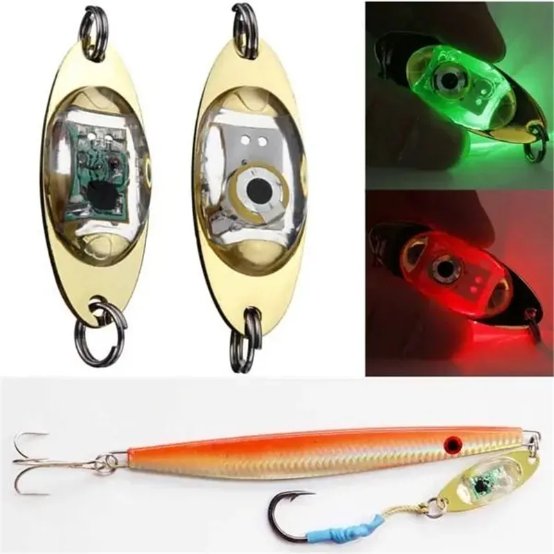 

Fishing Lures LED Light Bait Deep Drop Under Water Flashing Lamp Metal Light Bait Swimbait Crankbait Carp Bait Trout Tools