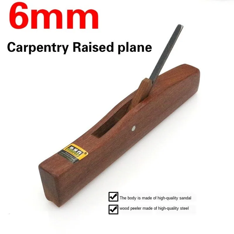 Высококачественный ручной самолёт из палисандра для деревообработки 6 мм