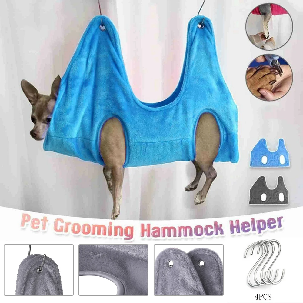 

Pet Cat Grooming Hammock Helper Cat Grooming Hammocls Restraint Bag Puppy Dog Cat Nail Clip Trimming Bathing Bag