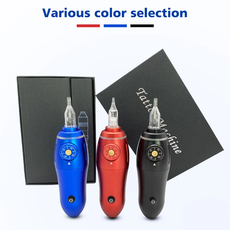 

New Tattoo Pen Rotary Tattoo Machine Gun Shader Liner Electric RCA Power Cable Motor Tattoo Cartridge Needles for Tattooist