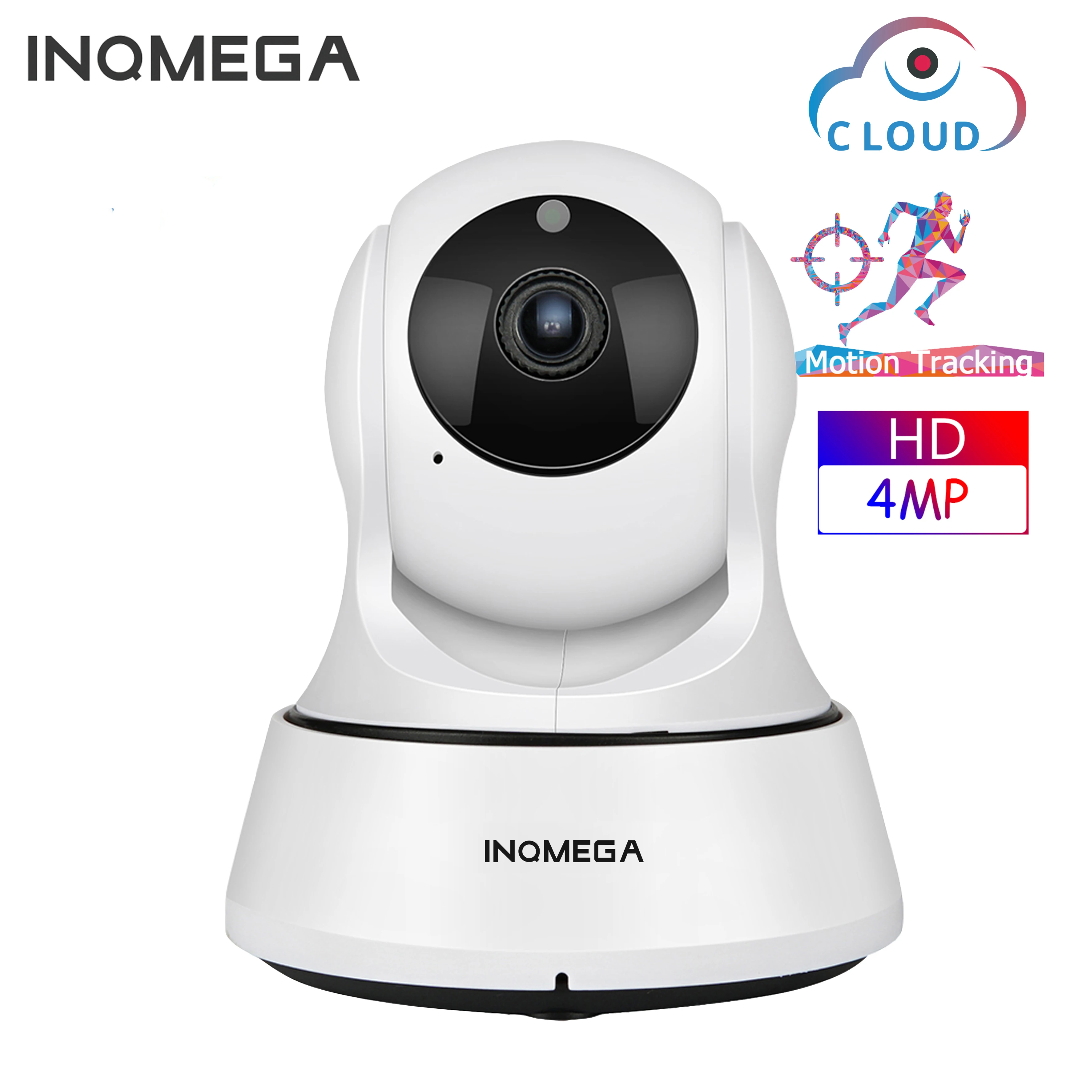 INQMEGA облако 4MP IP Камера Wi Fi авто Отслеживание Беспроводной домашнего