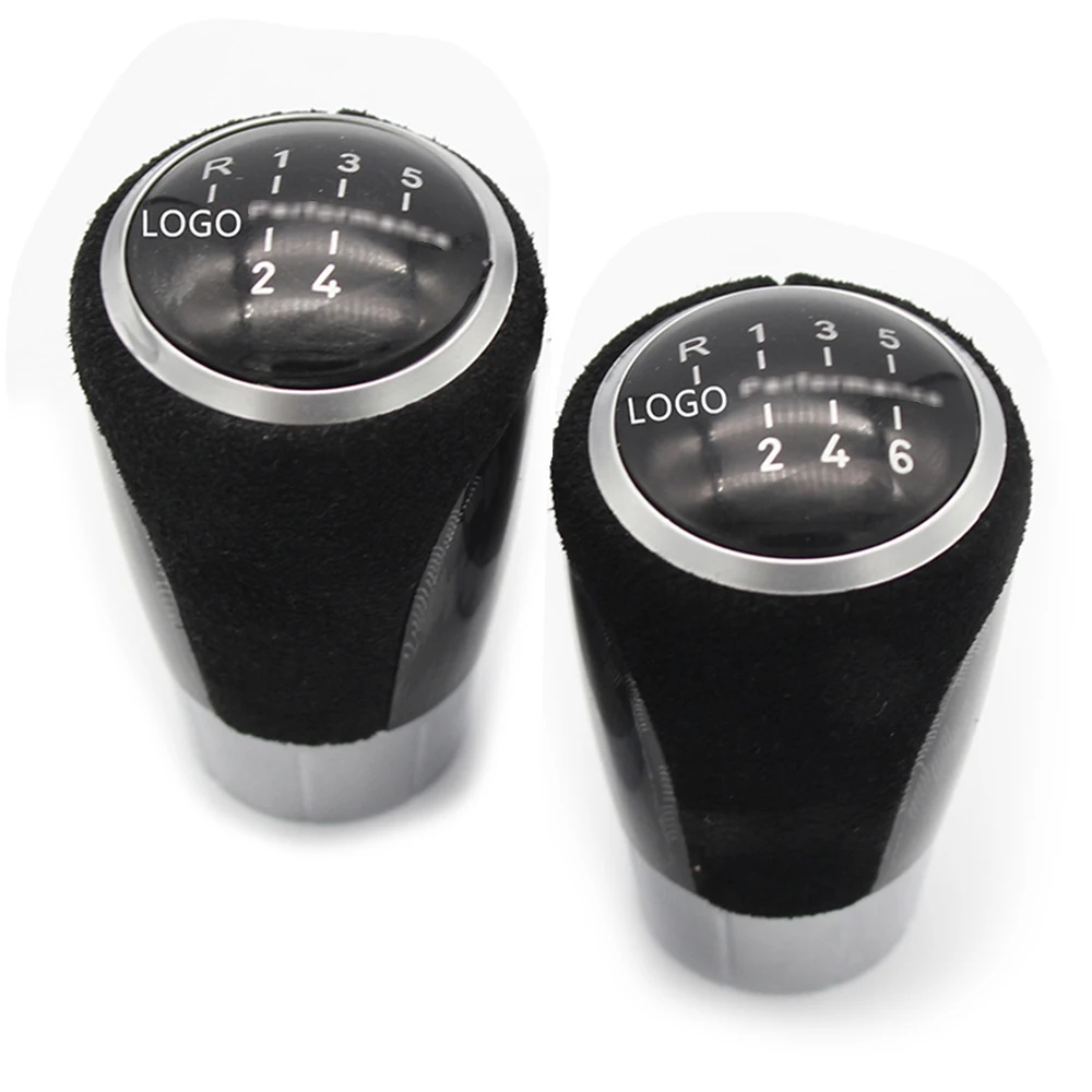 

5/6 Speed Car Gear Shift Knob For BMW E81 87 E46 E90 E91 E92 25110429269 429269 PU Leather Car Gear Shift Handle Ball Collars