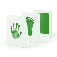 6colors baby care non toxic handprint kit imprint footprint gift babies souvenirs newborn ink footmark photo infant prints toy