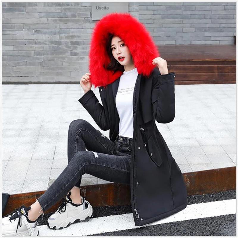 Новинка 2020 зимняя куртка женская искусственная меховая парка с воротником